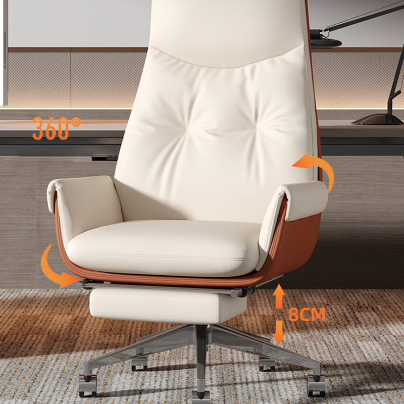 Armless Office Chair Modernism Desk Chair with Wheels for Office