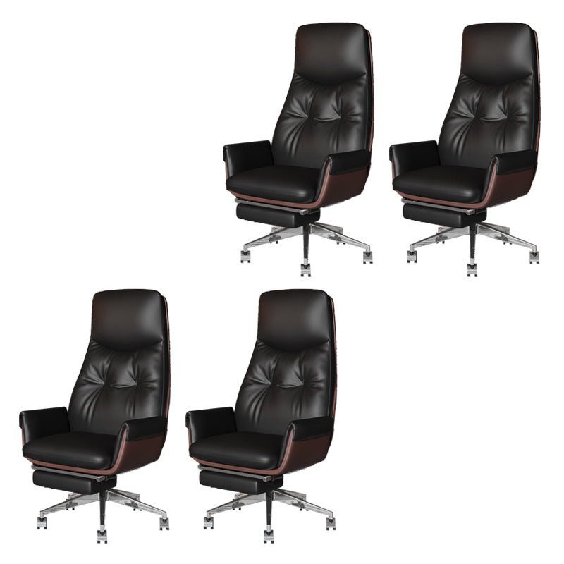 Armless Office Chair Modernism Desk Chair with Wheels for Office