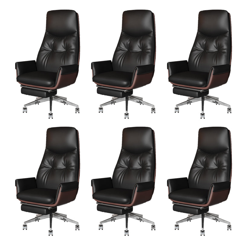 Armless Office Chair Modernism Desk Chair with Wheels for Office