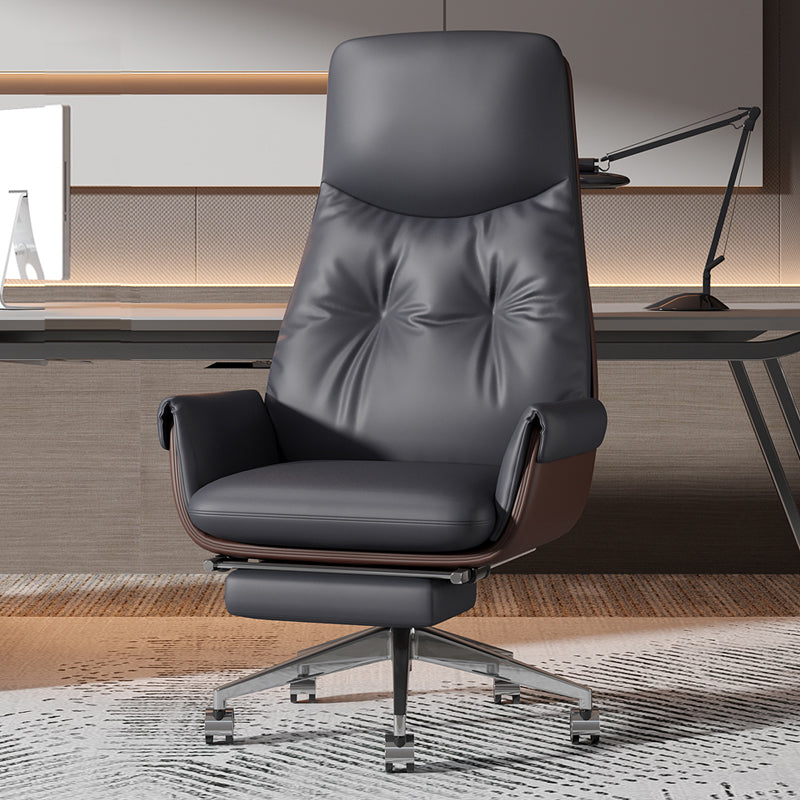 Armless Office Chair Modernism Desk Chair with Wheels for Office