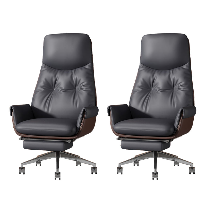 Armless Office Chair Modernism Desk Chair with Wheels for Office