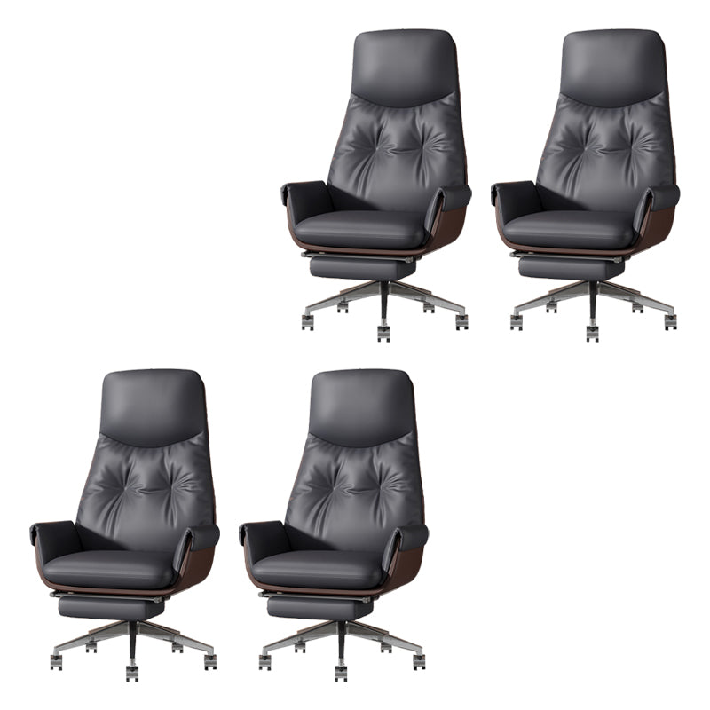 Armless Office Chair Modernism Desk Chair with Wheels for Office