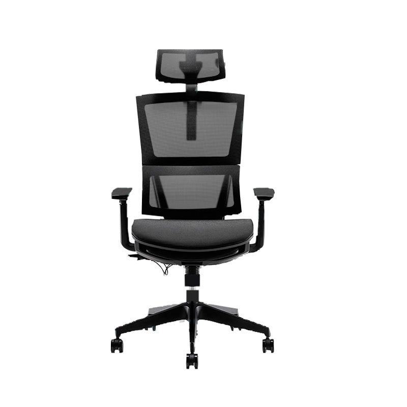 Modernism Adjustable Arm Office Chair Desk Chair with Wheels for Home