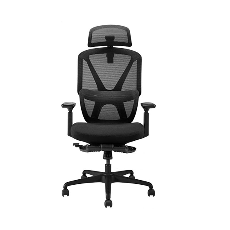 Modernism Adjustable Arm Office Chair Desk Chair with Wheels for Home