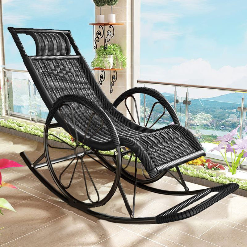 Modern Style Lounge Leisure Lazy Sofa Chair Family Rocking Chair for Balcony