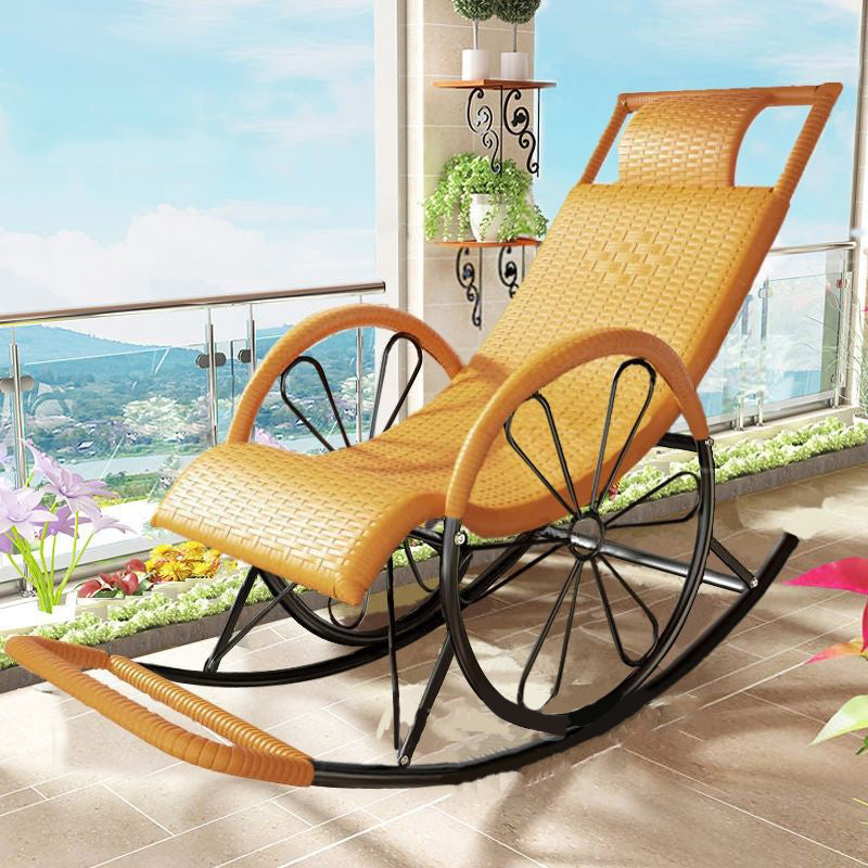 Modern Style Lounge Leisure Lazy Sofa Chair Family Rocking Chair for Balcony