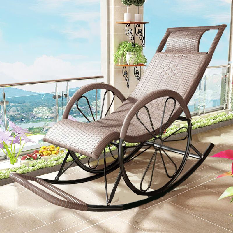 Modern Style Lounge Leisure Lazy Sofa Chair Family Rocking Chair for Balcony