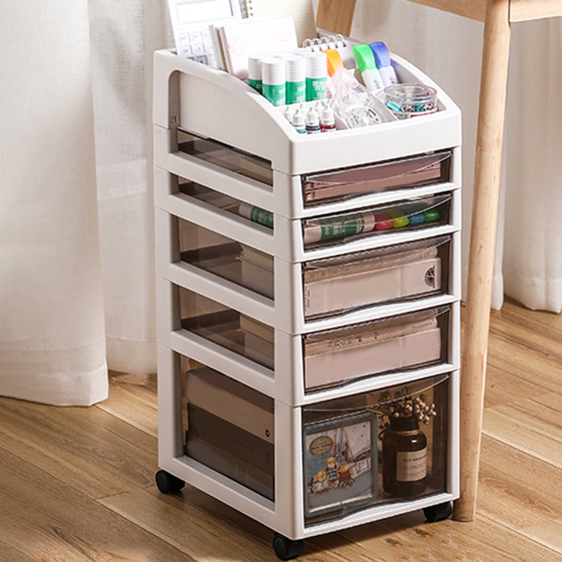 Modern Plastic Drawers File Cabinet Storage File Cabinet for Office