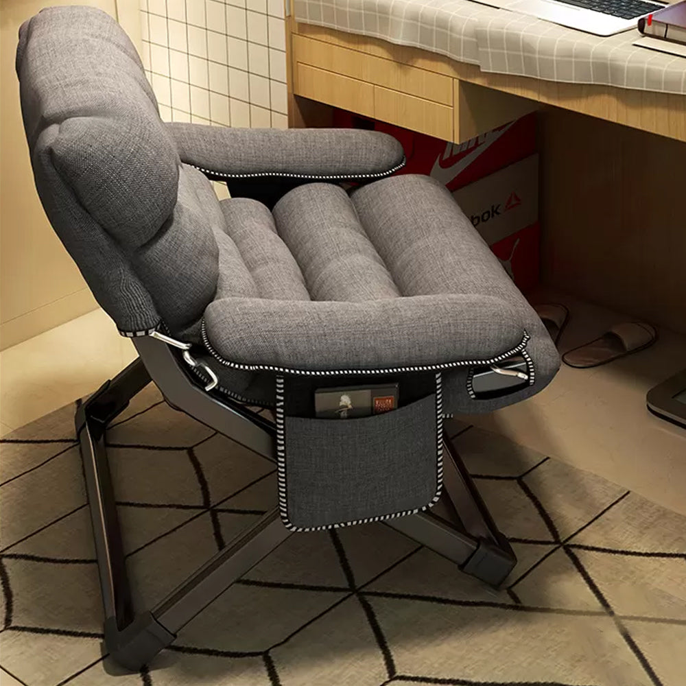 Contemporary Indoor Recliner Chair with Arm Storage Rocker Chair