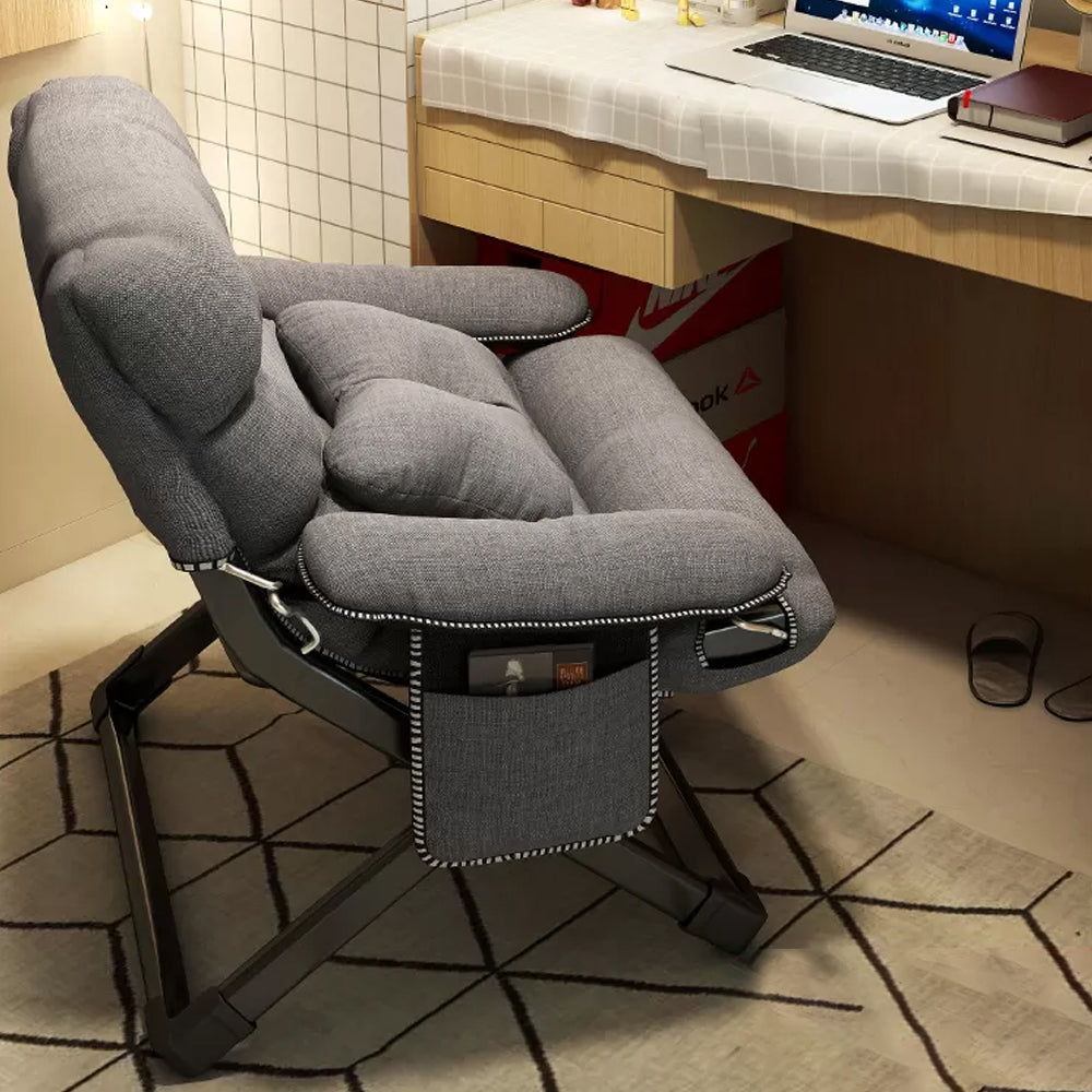 Contemporary Indoor Recliner Chair with Arm Storage Rocker Chair