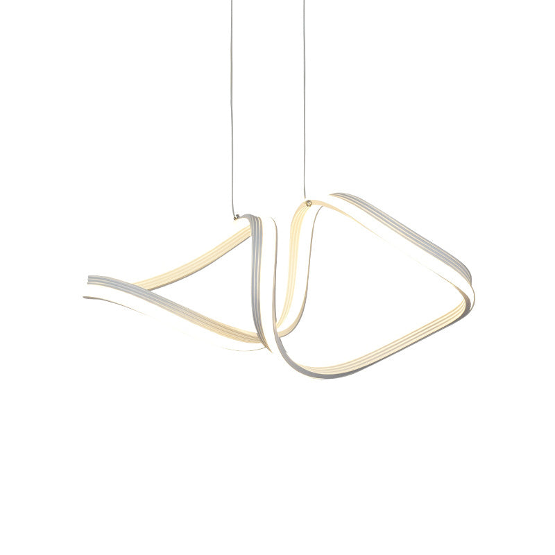 Luminaire ludique en lustre en acrylique LED Minimaliste LED BLANC PLADIER PLADIER DANS