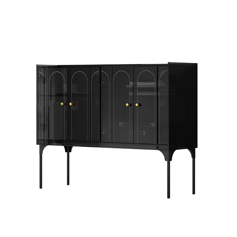 Modern Acrylic Living Room Sideboard Cabinet 15-inch Wide Credenza