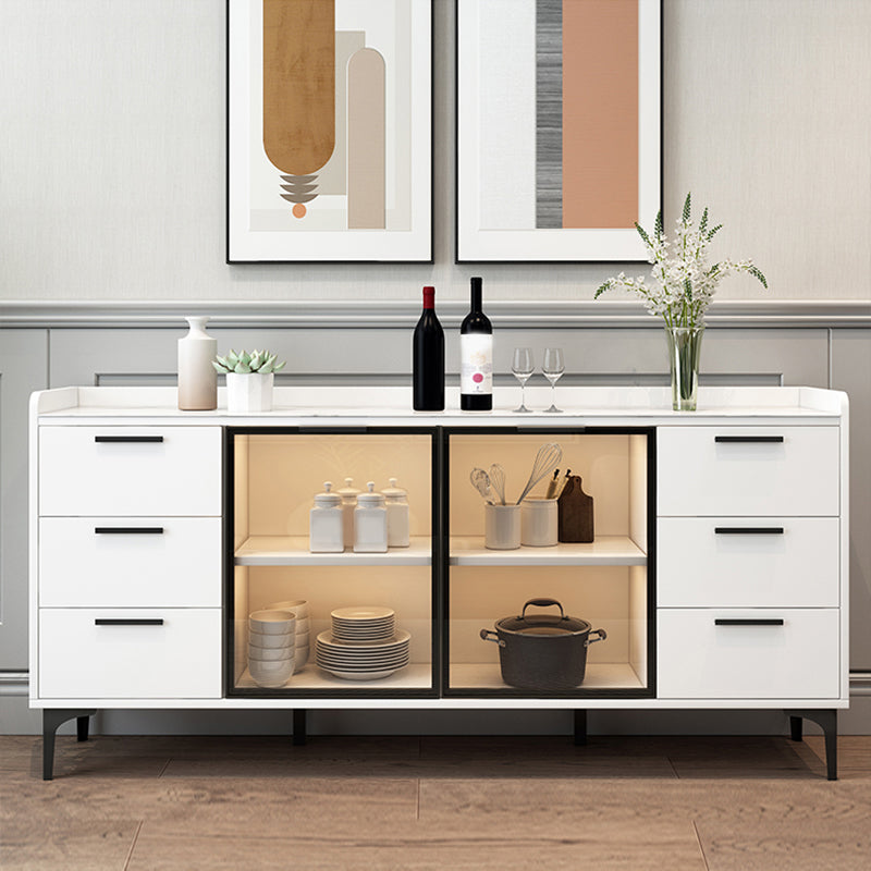 Cabinets Storage Modern Buffet Stand Engineered Wood Buffet Sideboard