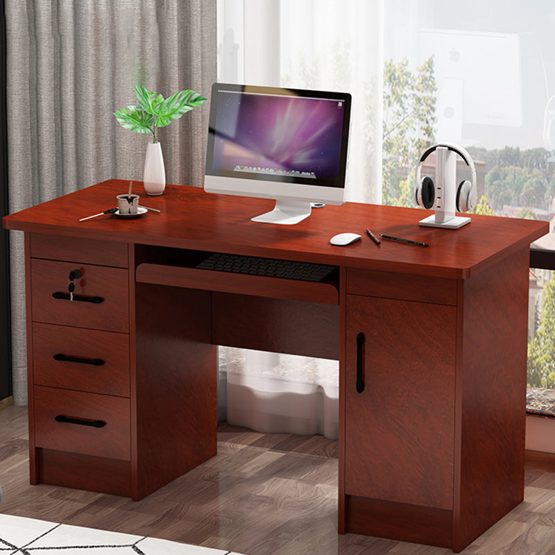 Engineered Wood Writing Desk Industrial Rectangular Office Desk