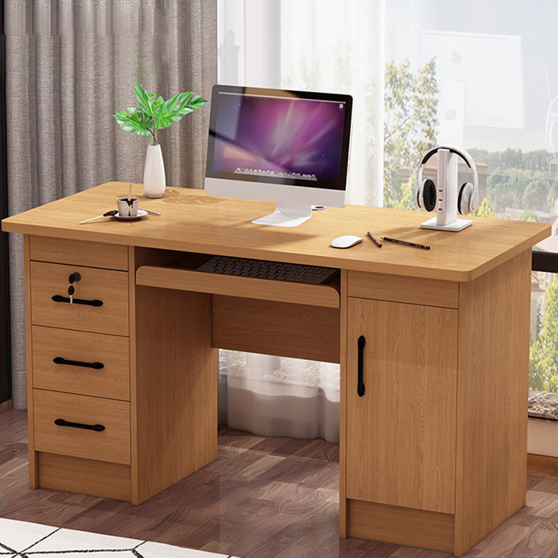 Engineered Wood Writing Desk Industrial Rectangular Office Desk