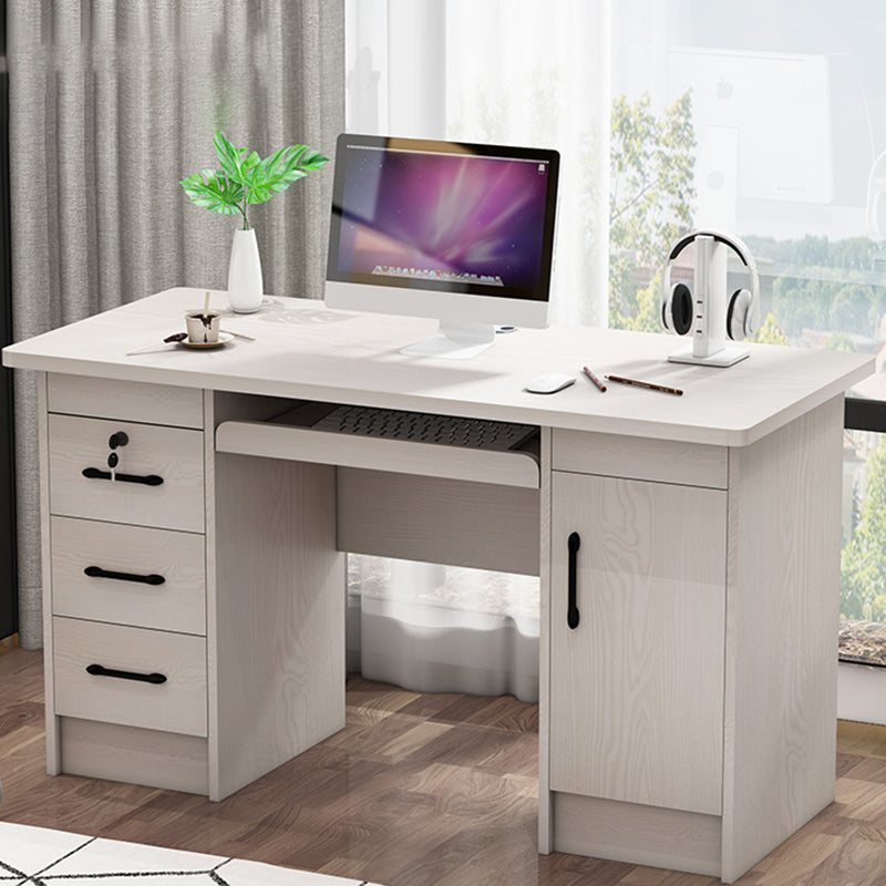 Engineered Wood Writing Desk Industrial Rectangular Office Desk