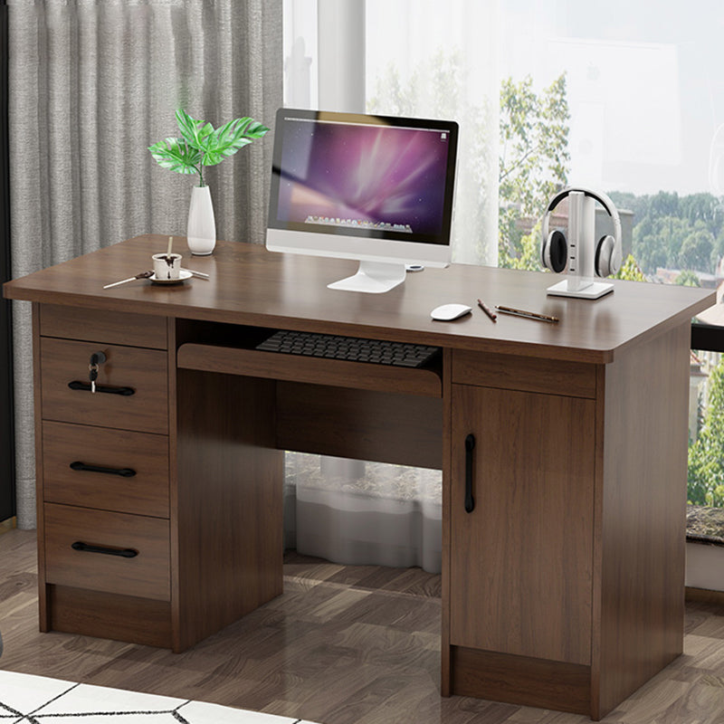 Engineered Wood Writing Desk Industrial Rectangular Office Desk