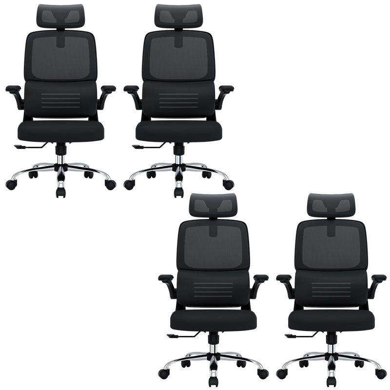 Removable Arms Office Chair Modern Tilt Mechanism No Distressing Ergonomic Slide Chair