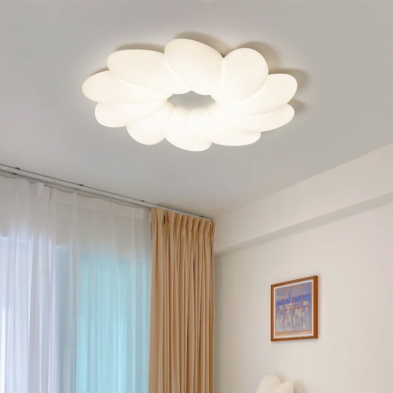 Modernism Acrylic Flush Mount Ceiling Light Fixture for Bedroom