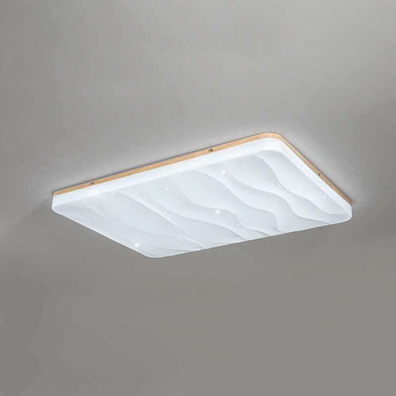 Unique Shape Flush Ceiling Lights Modern Acrylic Flush Mount Lighting