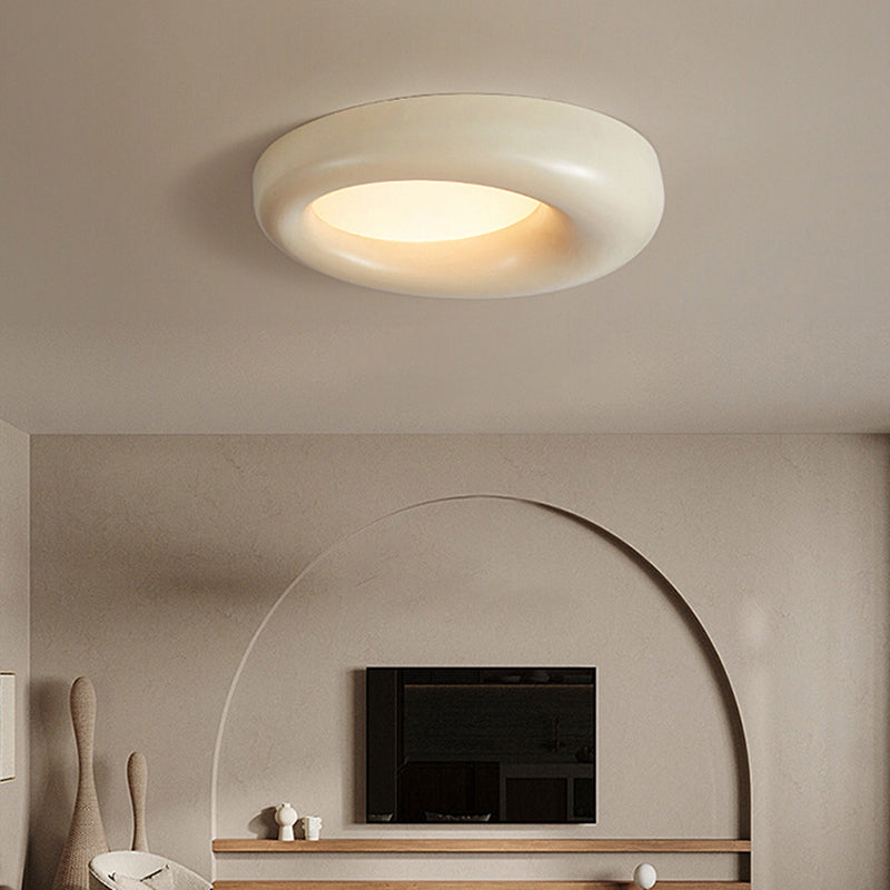 Aluminum and Acrylic Flush Mount Nordic Round LED Ceiling Flush