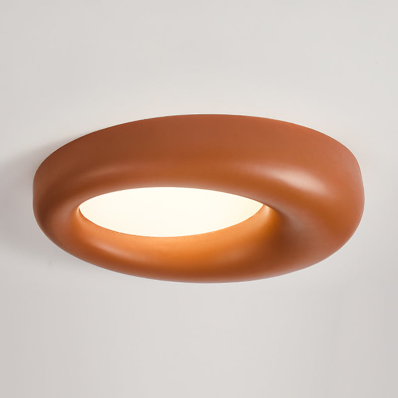 Aluminum and Acrylic Flush Mount Nordic Round LED Ceiling Flush