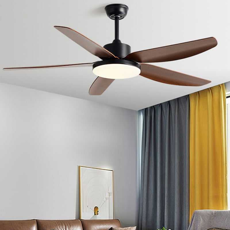 Nordic Ceiling Fan Light Fixture Colorful LED Ceiling Lamp for Bedroom