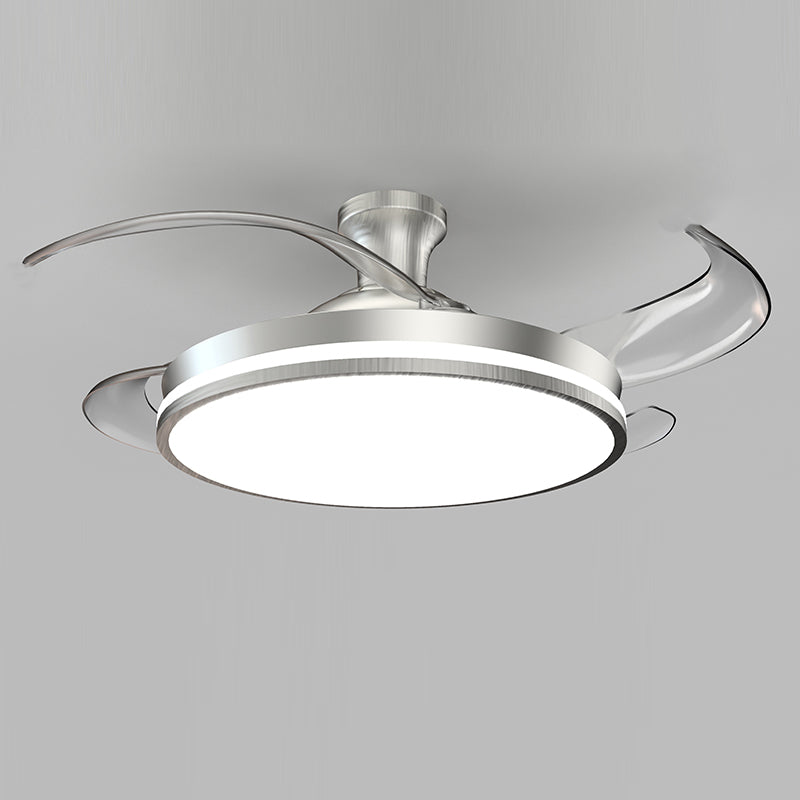 Contemporary Ceiling Fan Light Fixture Minimalist LED Ceiling Light for Bedroom