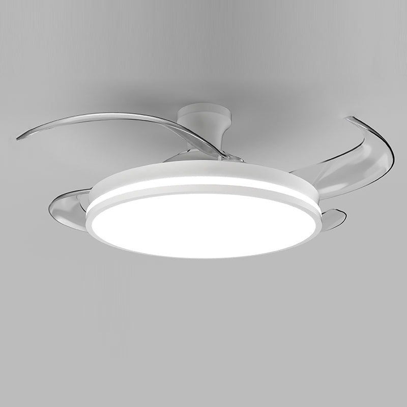 Contemporary Ceiling Fan Light Fixture Minimalist LED Ceiling Light for Bedroom