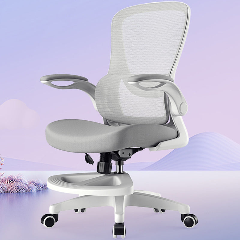 Removable Arms Desk Chair Modern No Distressing Ergonomic Slide Chair with Wheels