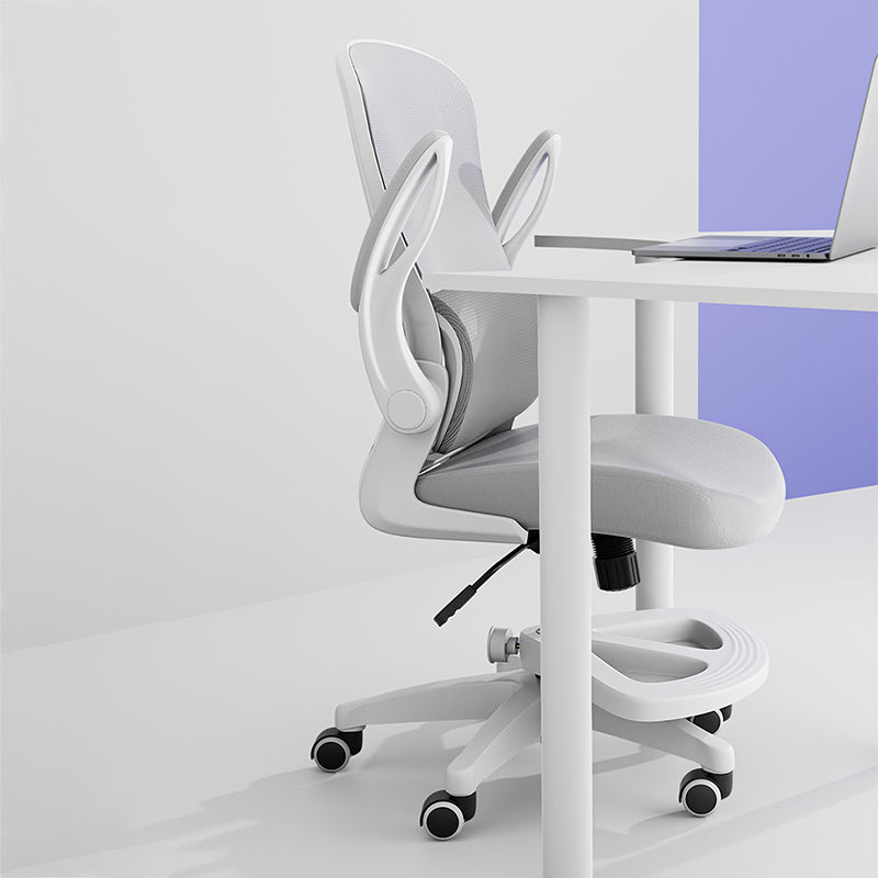 Removable Arms Desk Chair Modern No Distressing Ergonomic Slide Chair with Wheels