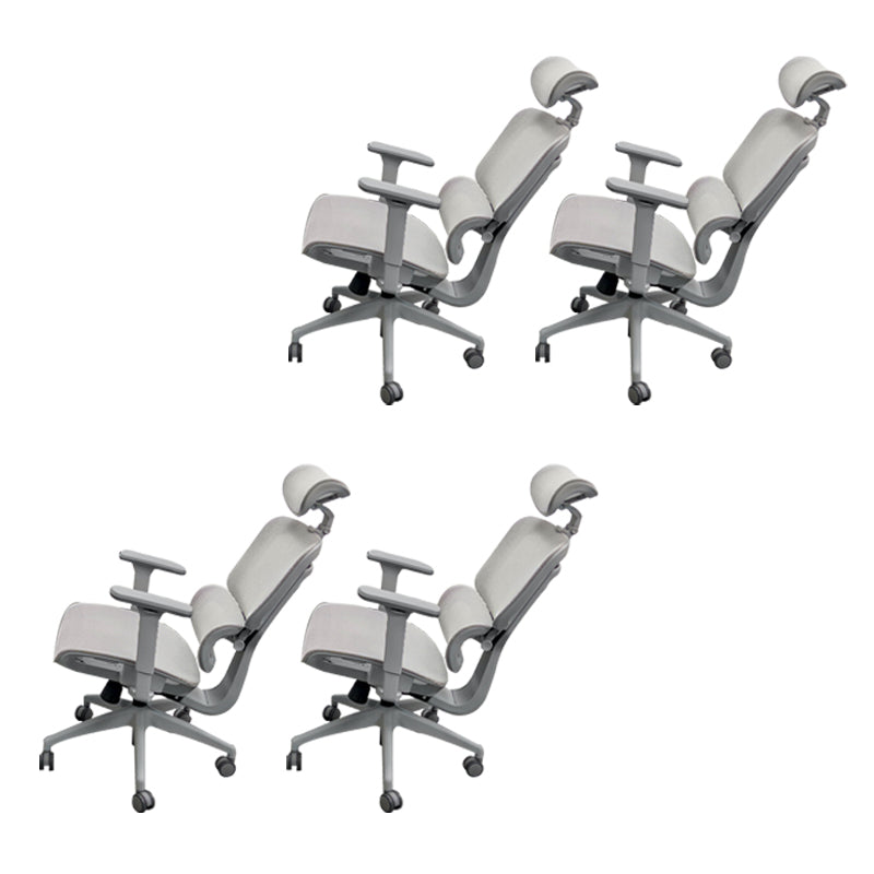 Modern Adjustable Office Chair Distressing Ergonomic Desk Chair with Wheels