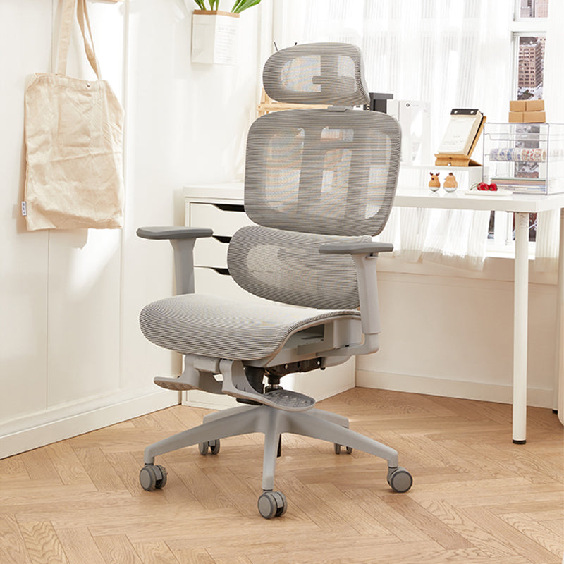 Modern Adjustable Office Chair Distressing Ergonomic Desk Chair with Wheels