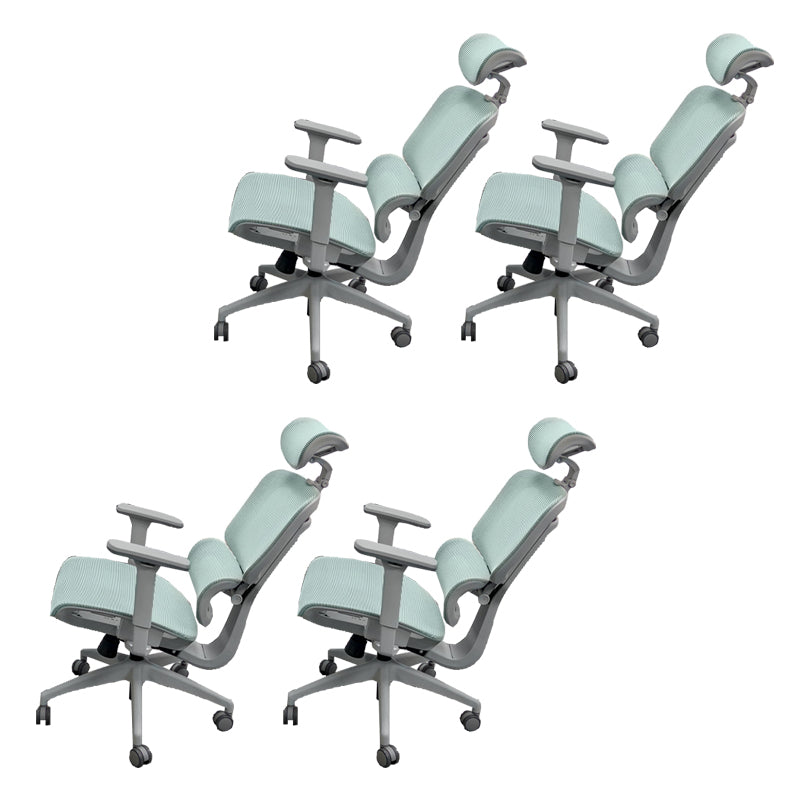 Modern Adjustable Office Chair Distressing Ergonomic Desk Chair with Wheels