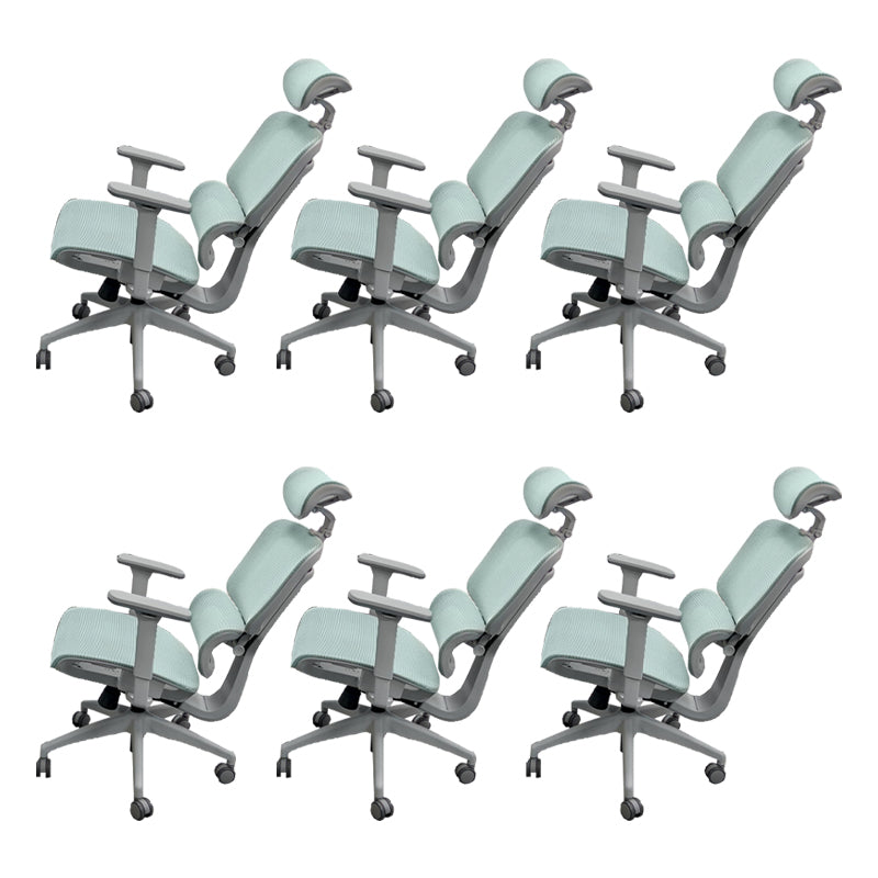 Modern Adjustable Office Chair Distressing Ergonomic Desk Chair with Wheels