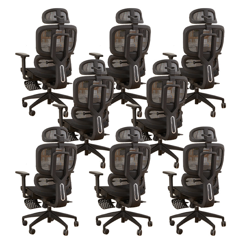 Modern Adjustable Office Chair Distressing Ergonomic Desk Chair with Wheels