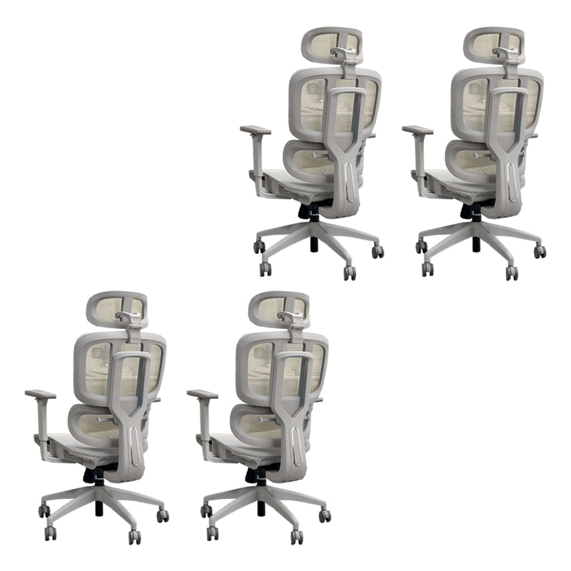 Modern Adjustable Office Chair Distressing Ergonomic Desk Chair with Wheels