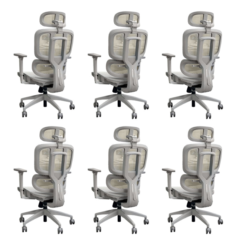 Modern Adjustable Office Chair Distressing Ergonomic Desk Chair with Wheels