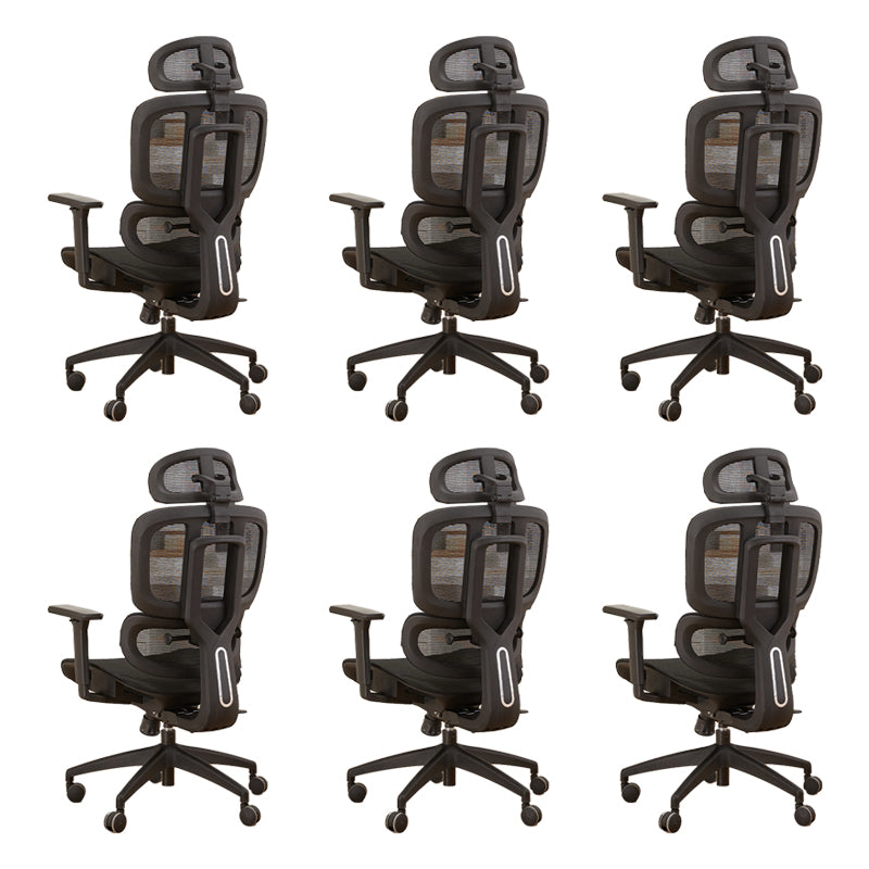 Modern Adjustable Office Chair Distressing Ergonomic Desk Chair with Wheels