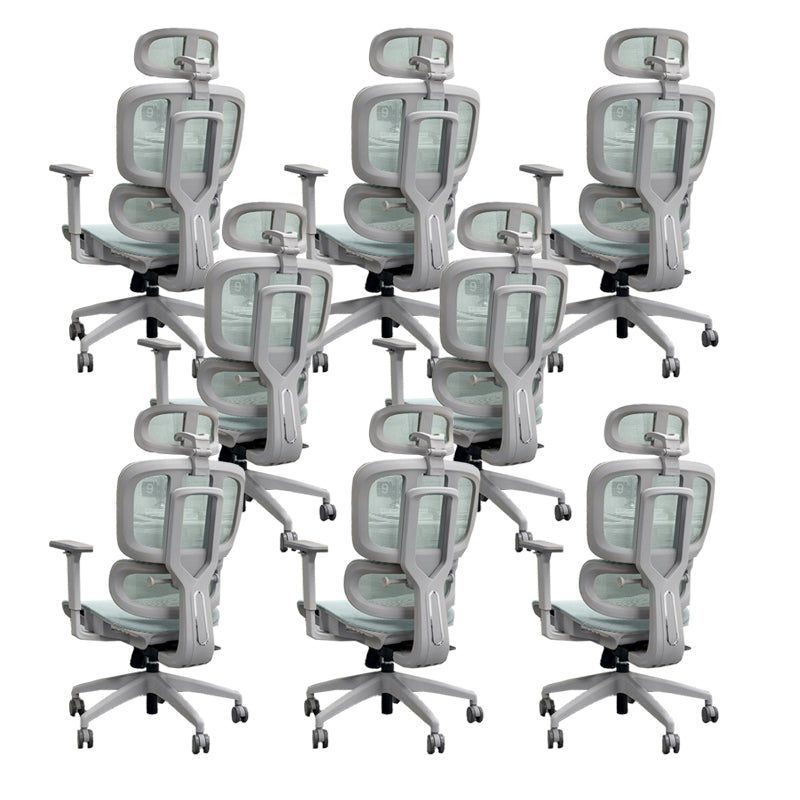 Modern Adjustable Office Chair Distressing Ergonomic Desk Chair with Wheels