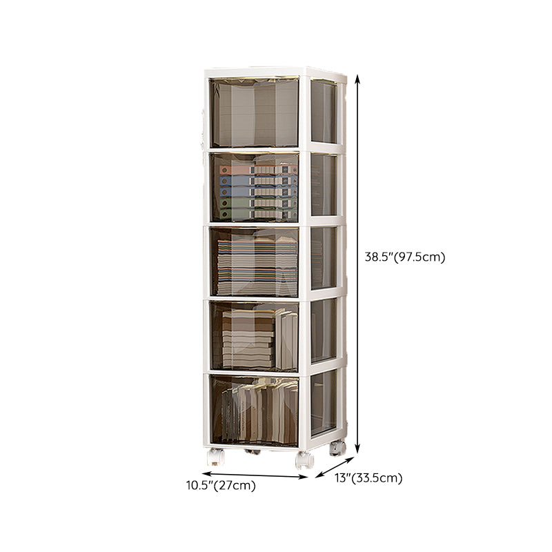 Modern Plastic File Cabinet Drawers Storage File Cabinet for Office