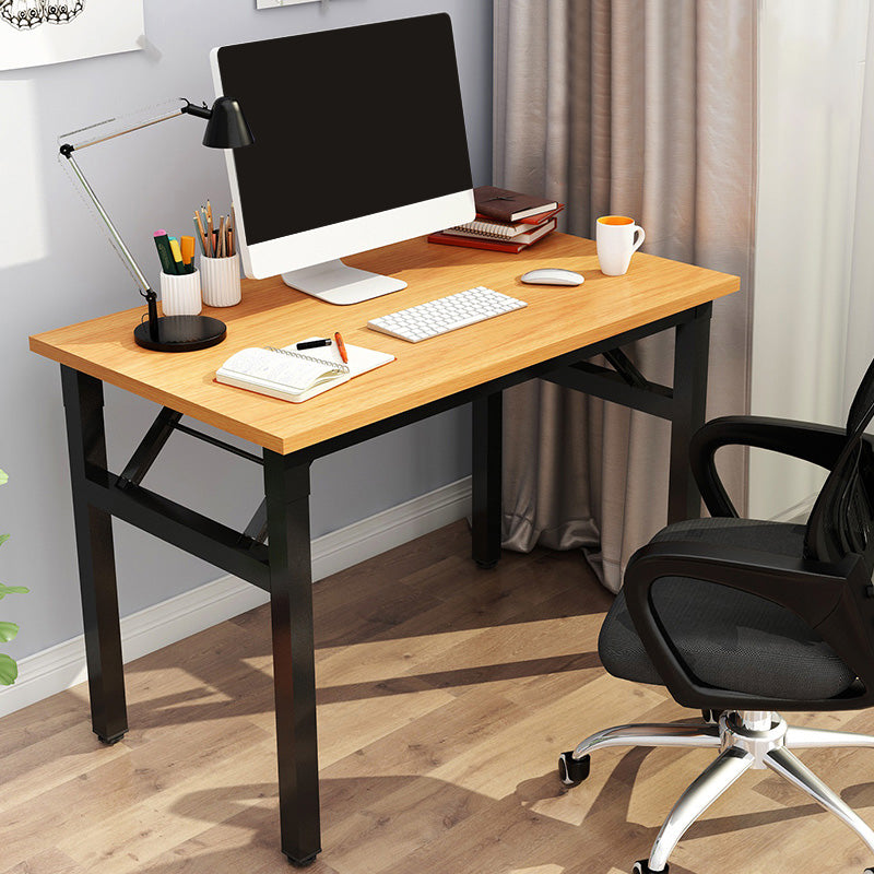 Modern Style Folding Home Writing Desk Rectangular Parsons Base Office Desk