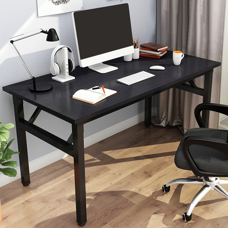 Modern Style Folding Home Writing Desk Rectangular Parsons Base Office Desk