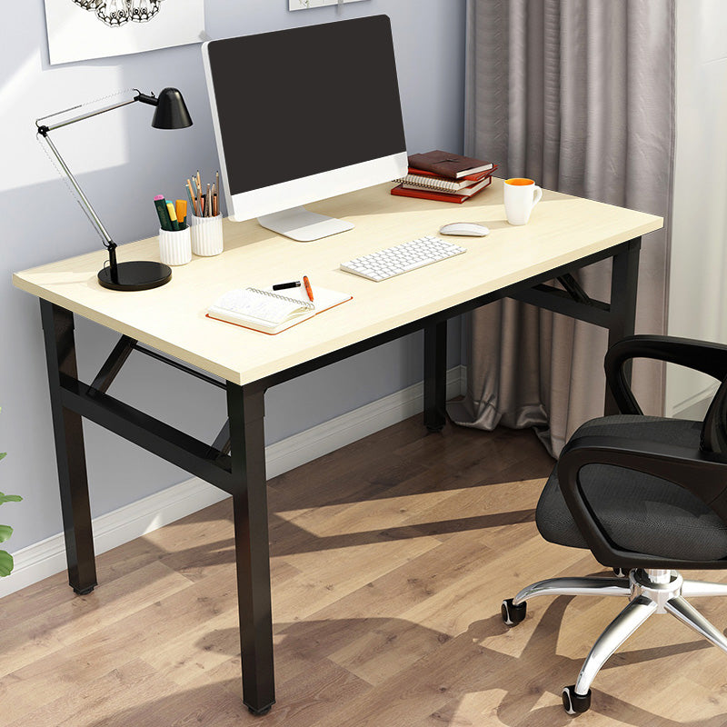 Modern Style Folding Home Writing Desk Rectangular Parsons Base Office Desk