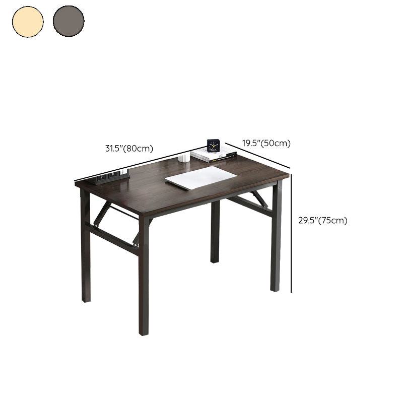 Contemporary Office Desk Rectangular 29.5"H Writing Desk for Bedroom