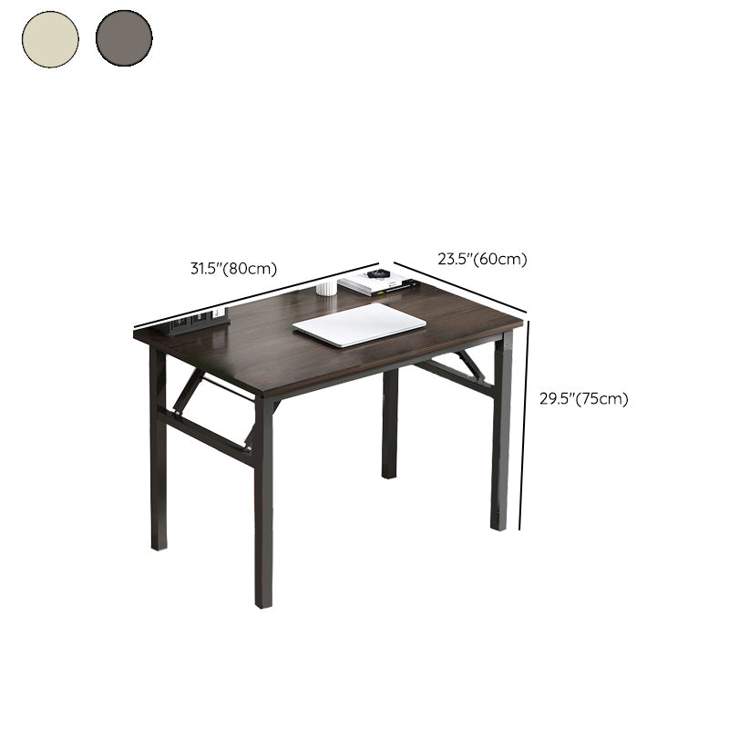 Contemporary Office Desk Rectangular 29.5"H Writing Desk for Bedroom