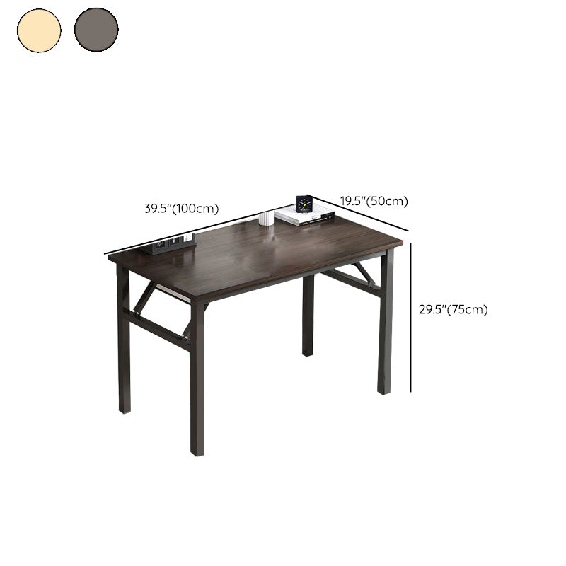 Contemporary Office Desk Rectangular 29.5"H Writing Desk for Bedroom