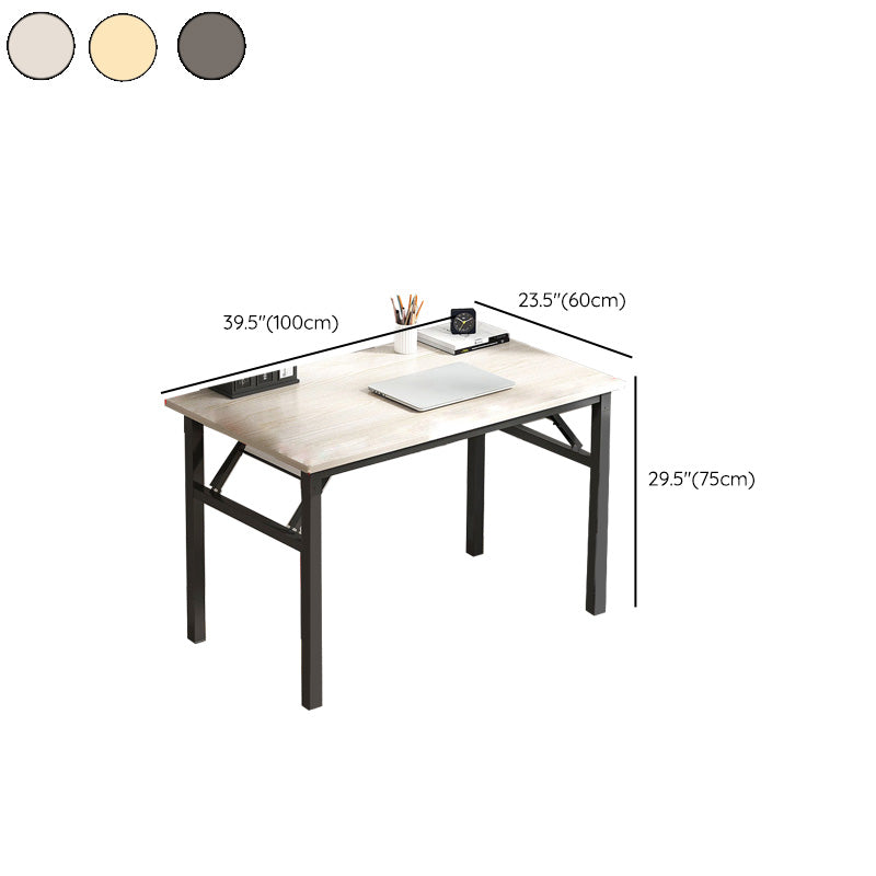 Contemporary Office Desk Rectangular 29.5"H Writing Desk for Bedroom