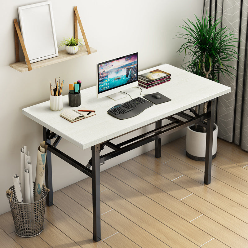 Contemporary Folding Parsons Base Writing Desk Home Office Desk,29.5" H