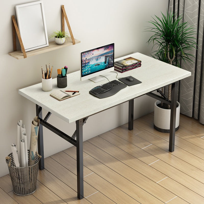 Contemporary Folding Parsons Base Writing Desk Home Office Desk,29.5" H